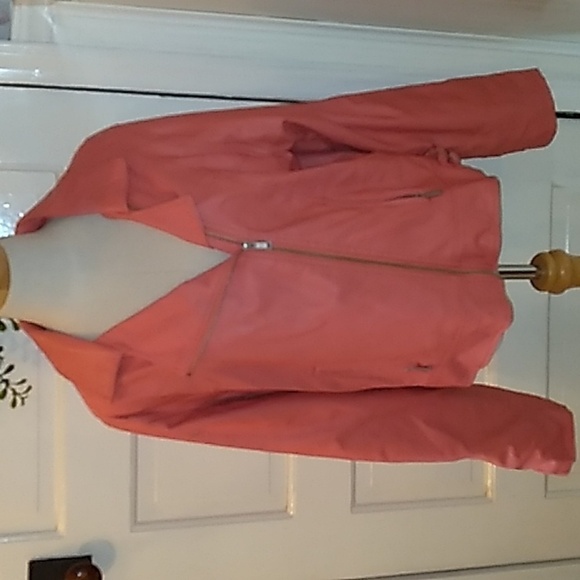 Versona pink XL moto distressed jacket - Picture 1 of 4